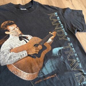 Vintage 1991 Randy Travis Tour Faded Shirt